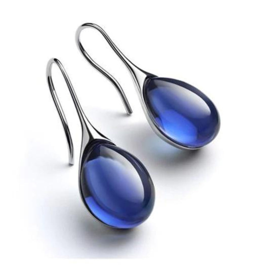 Elegantní visací náušnice s krystaly