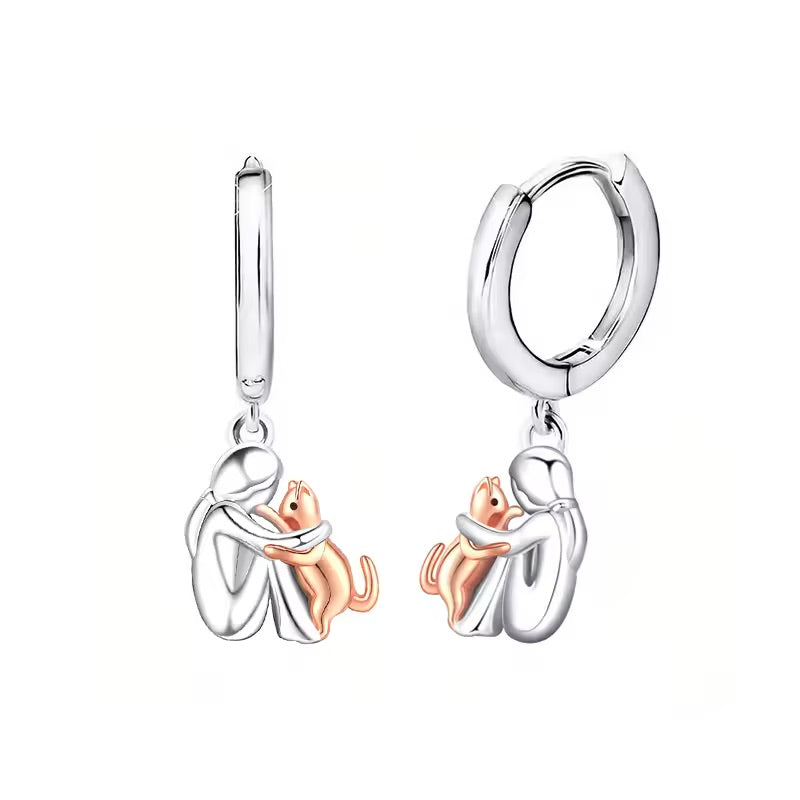 Zavěšený náhrdelník s přidanými náušnicemi