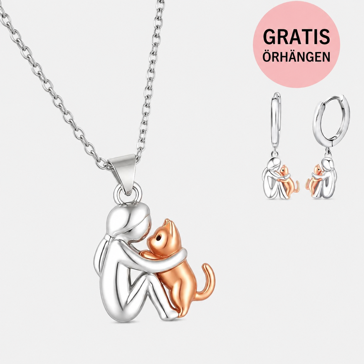 Visací náhrdelník s přídavnými náušnicemi