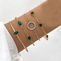 Trvalé Zelené Náramkové Sady