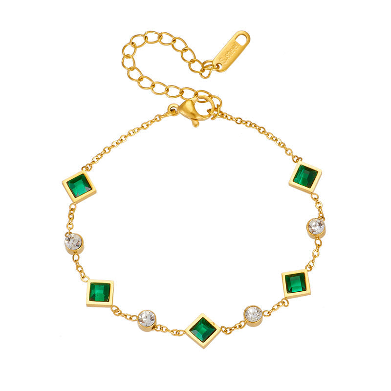 Elegantní zlatý náramek Amelisse Glenwyn