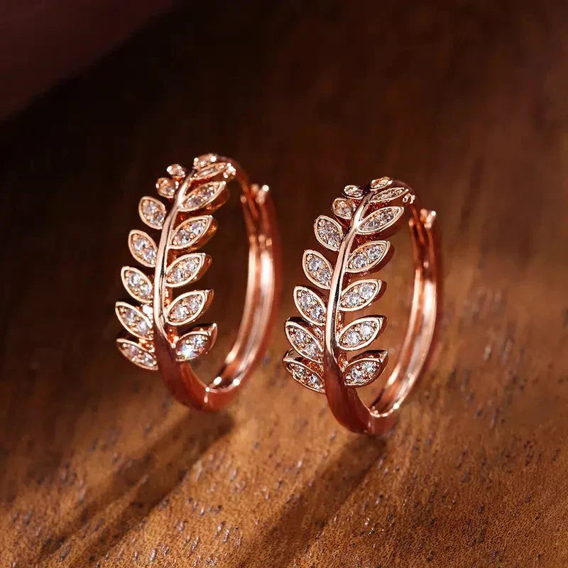 Elegantní visací náušnice s krystaly