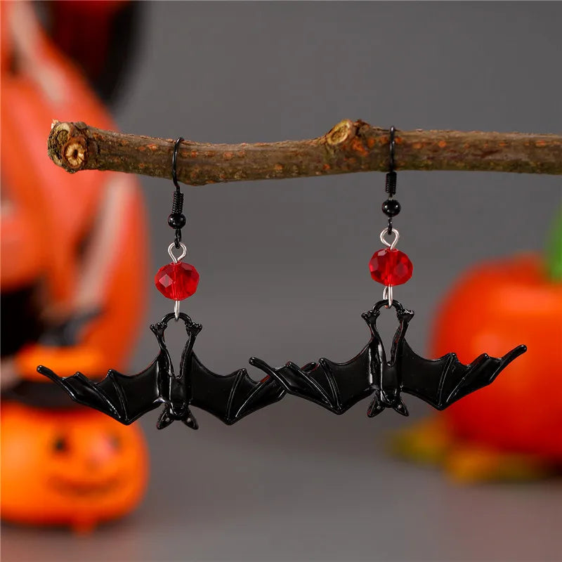 Gotická halloweenská sada náušnic