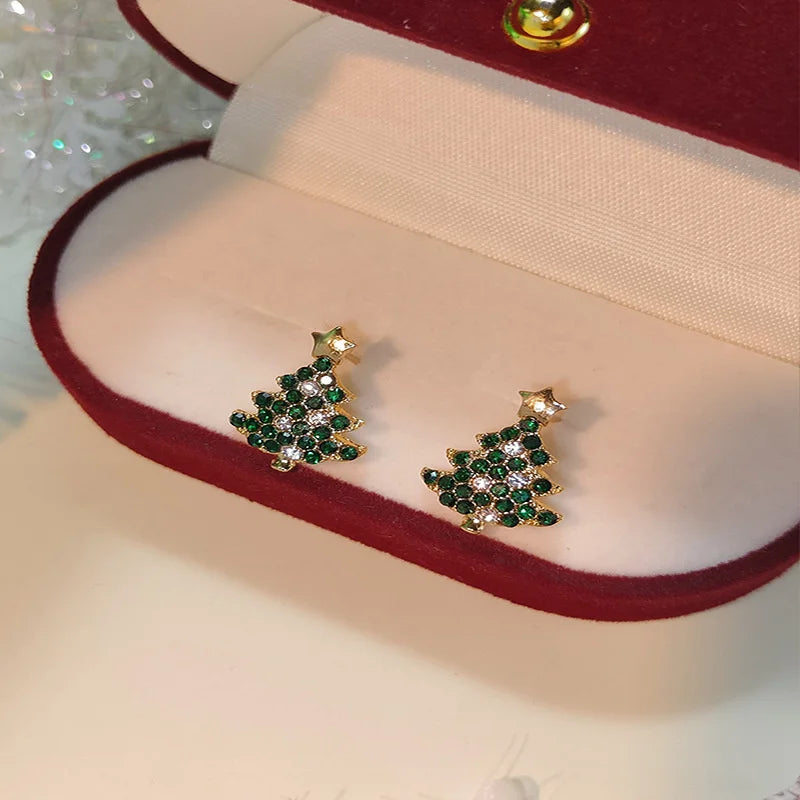 Elegantní Náušnice s Perlovými a Krystalovými Sněhovými Vločka