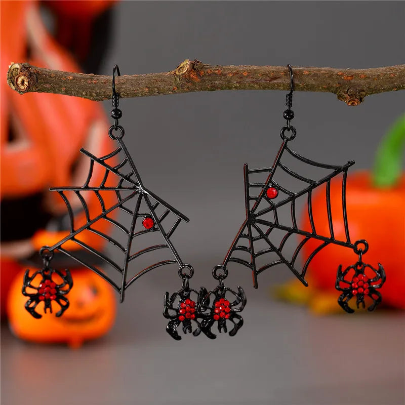 Gotická halloweenská sada náušnic