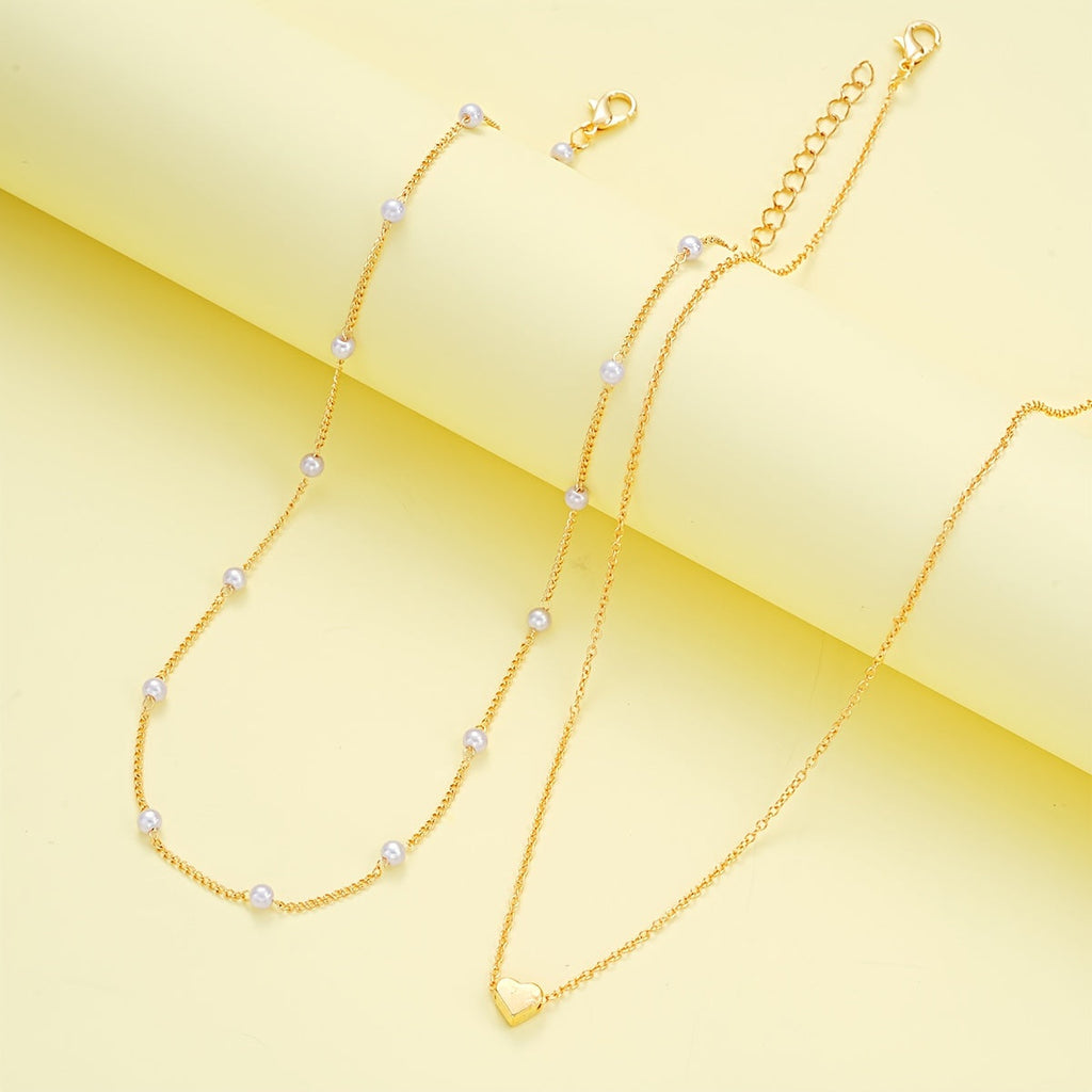 Stylová minimalistická souprava náhrdelníku a náramku