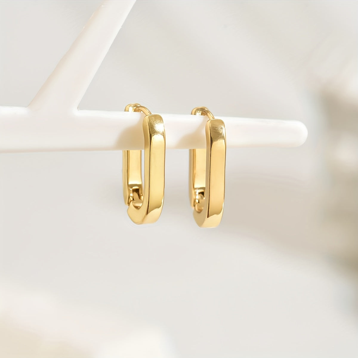 Stylové geometrické visací náušnice