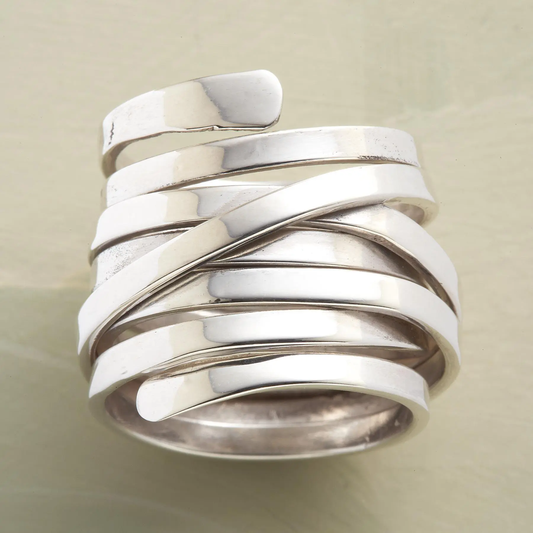 Stylový Vintage Stříbrný Prsten